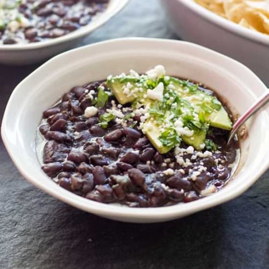 Instant Pot Black Bean Soup
