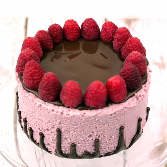 Raspberry Mousse Cake