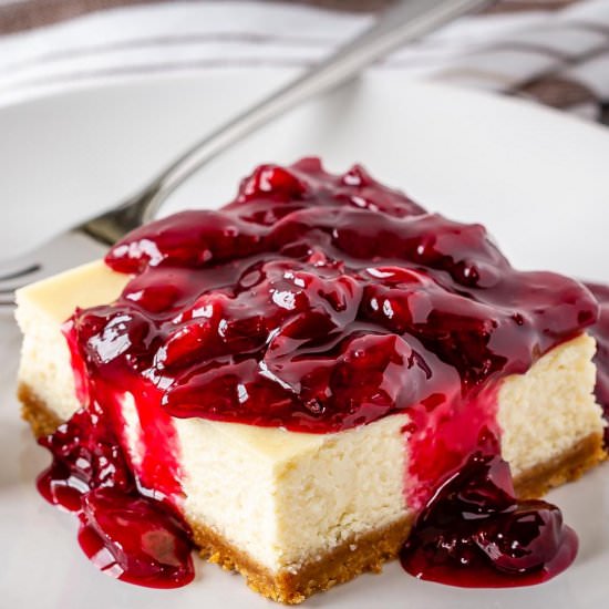 Cherry Cheesecake Bars