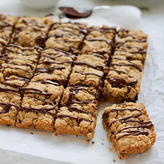 Healthy Peanut Butter Oat Bars