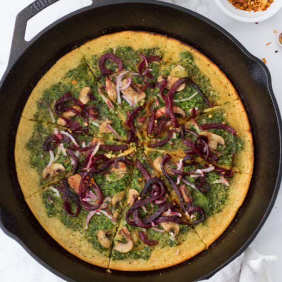 Chickpea Flour Pizza