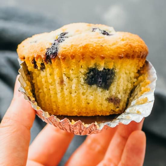 Blueberry Muffins With Almond Flour
