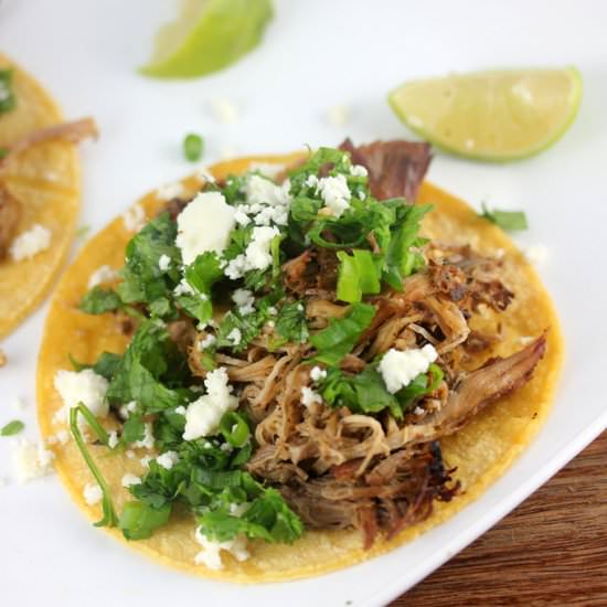 carnitas street tacos