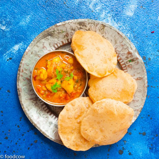 North Indian Potato & Tomato Curry