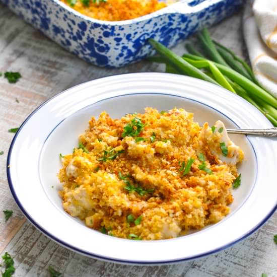 Chicken and Cornbread Casserole