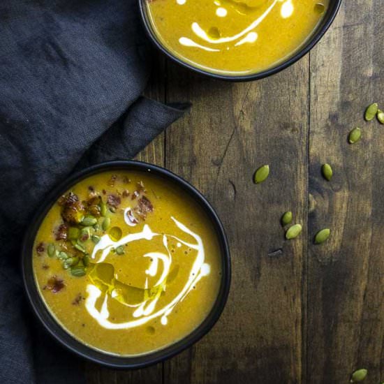 Best Roasted Butternut Squash Soup