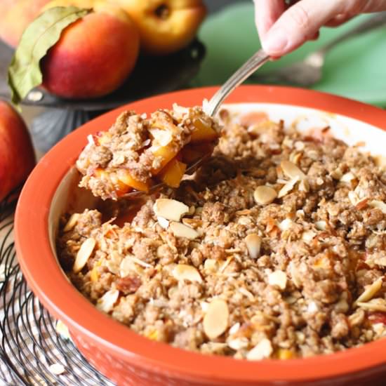 Gluten-free Peach Crisp