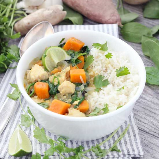 Green Chicken Curry