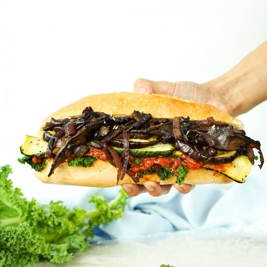 Rustic Italian Vegetable Sandwiches