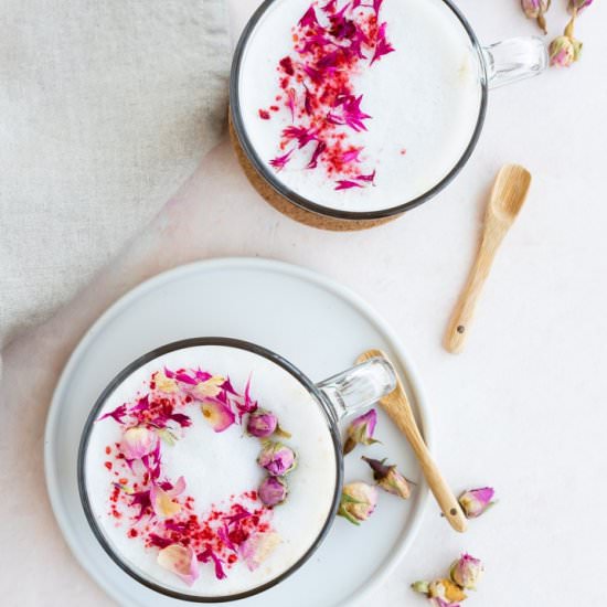 Rose Tea Latte