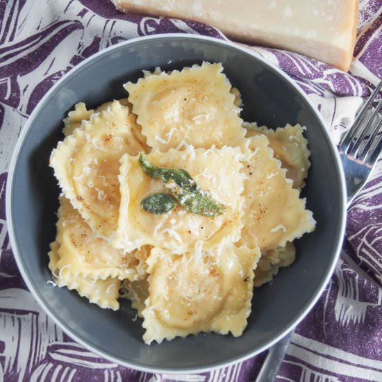 Pumpkin ravioli