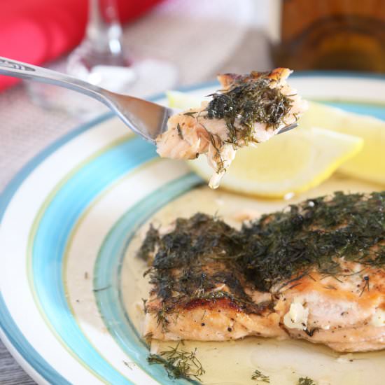 Salmon with Lemon and Dill