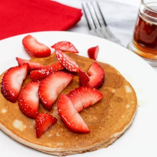 Simple Melted Ice-Cream Pancakes