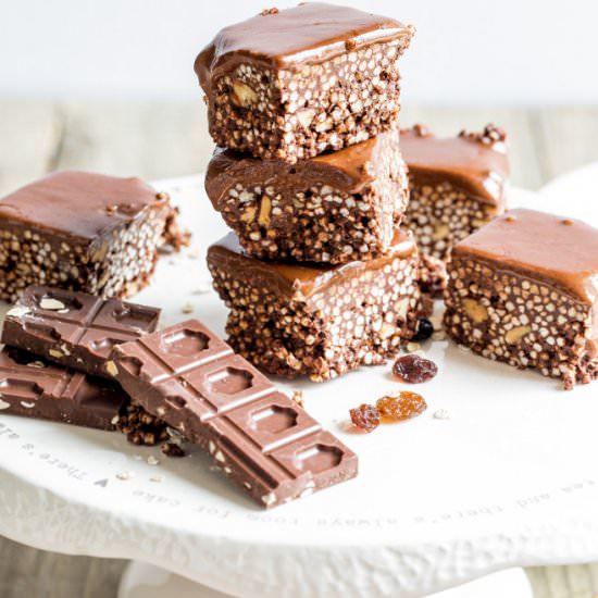 Peanut Butter & Choc Snack Bars