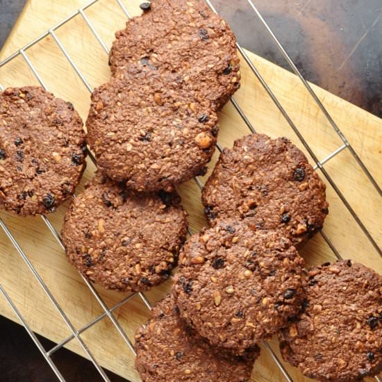 Chocolate Oatmeal Breakfast Cookies