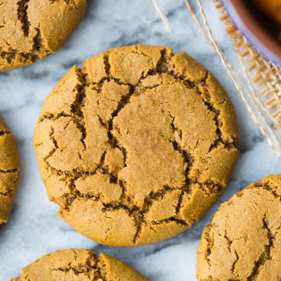 Paleo Pumpkin Molasses Cookies