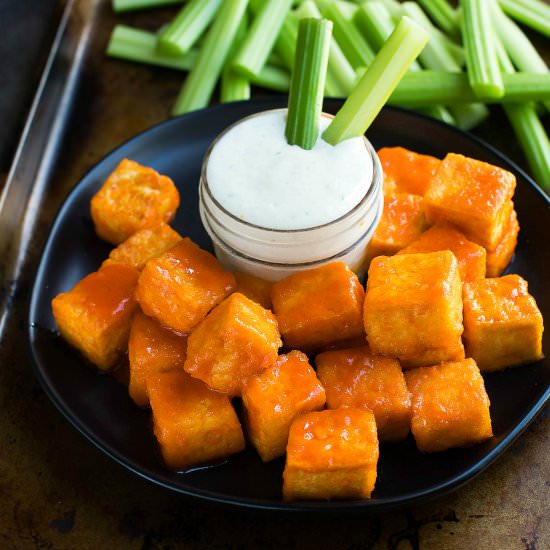 Buffalo Tofu Bites