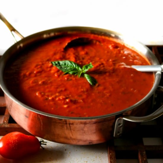 Easy Homemade Marinara Sauce