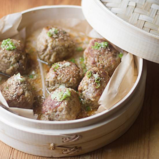 Lion’s Head Pork Meatballs