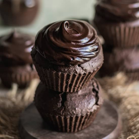 Chocolate hazelnut muffins
