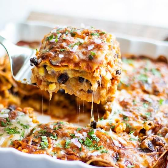 Vegetarian Enchilada Casserole