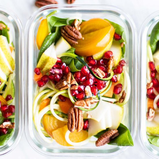 Fall Zoodle Salad