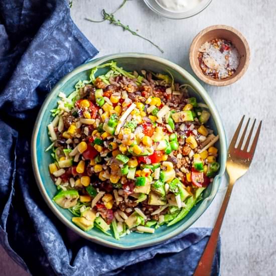 Healthy Beef Burrito Bowls