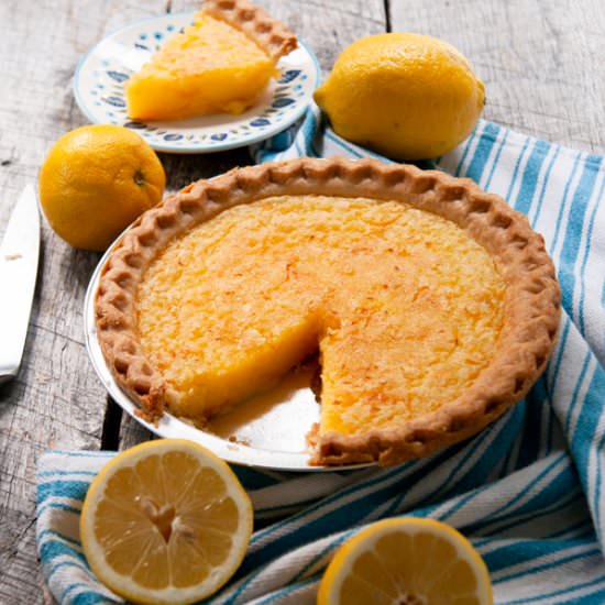 Old Fashioned Lemon Chess Pie