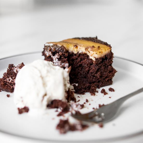 Caramelized Banana Upside Down Cake