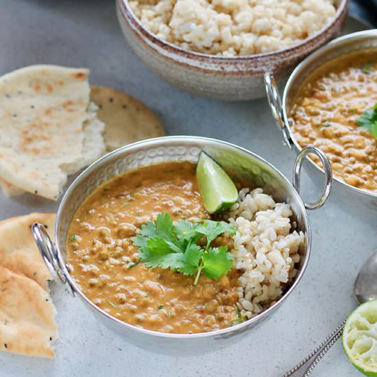 Mung Bean and Coconut Curry