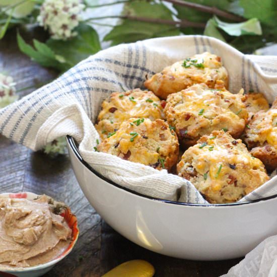 Cheddar Bacon Biscuits