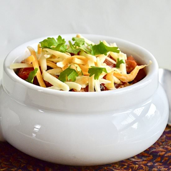 Turkey Chili Spaghetti Squash