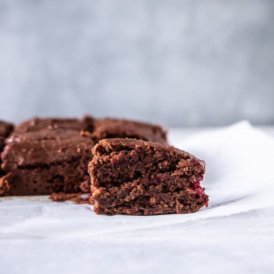 Chocolate and Raspberry Brownies