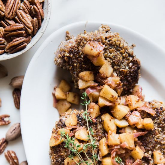 Pecan Crusted Pork Chops