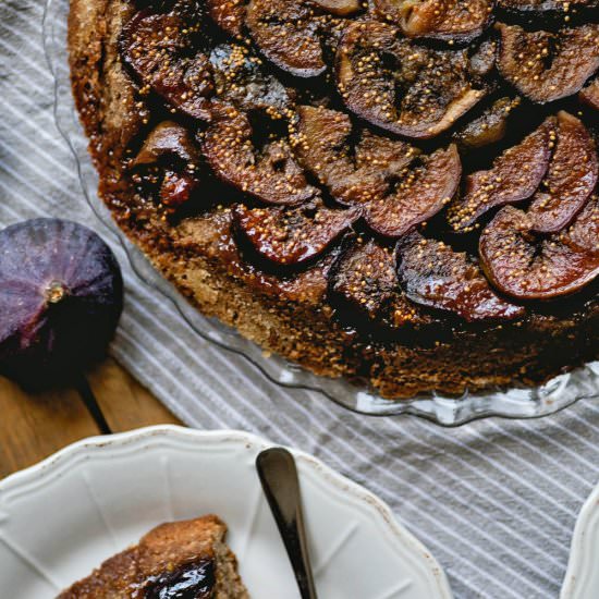 Fig and Buckwheat Tarte Tatin