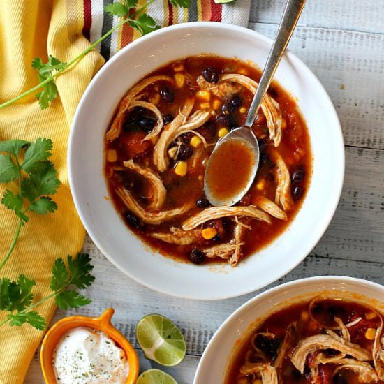 Instant Pot Mexican Chicken Soup