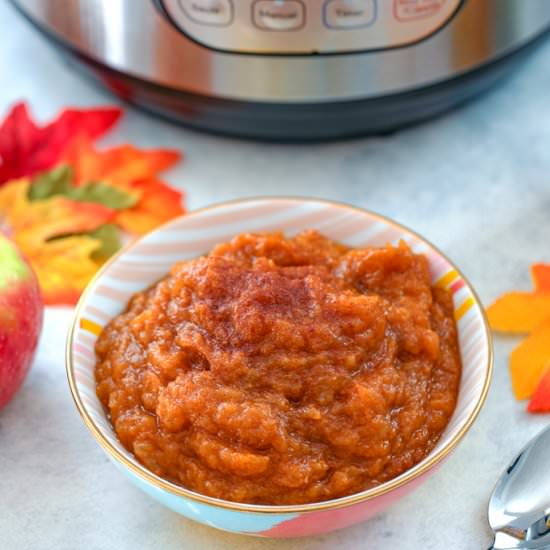 Instant Pot Pumpkin Pie Applesauce