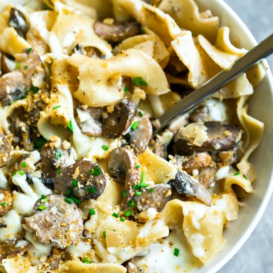 Mushroom Stroganoff