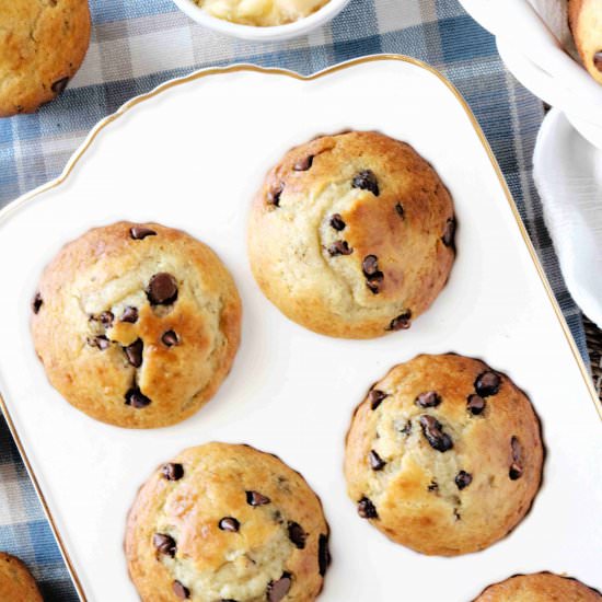 Banana Chocolate Chip Muffins