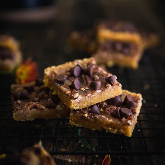 Pumpkin Pecan Toffee Bars