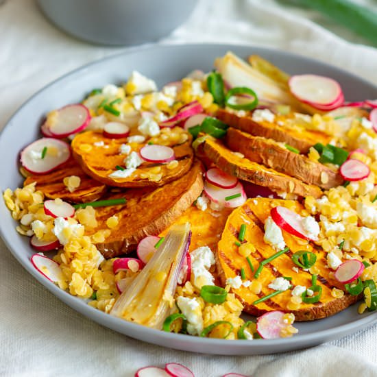 grilled sweet potato salad