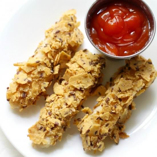 Crunchy Baked GF Fish Sticks