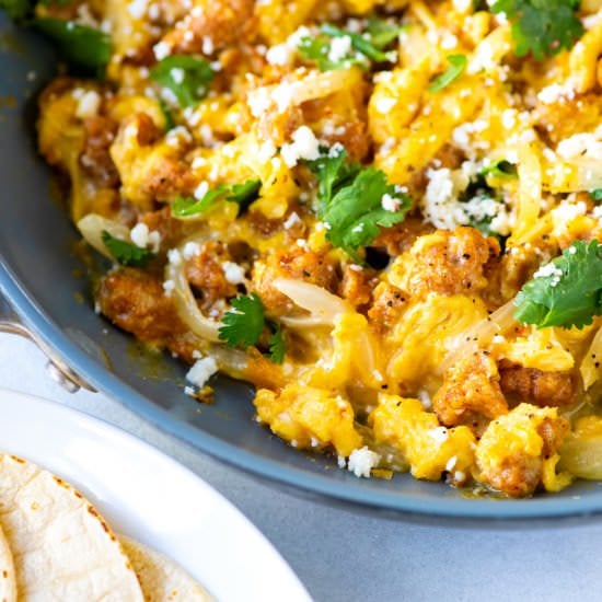 Chorizo and Eggs Breakfast Skillet