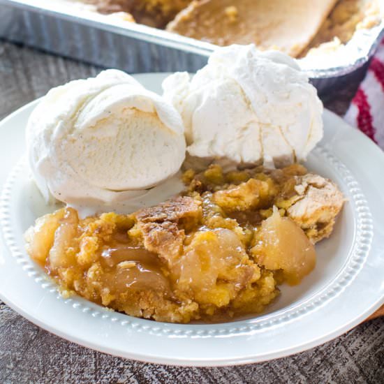Grilled Apple Dump Cake