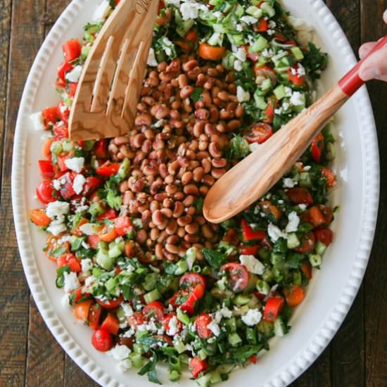 Black-Eyed Pea Greek Salad