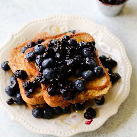 Blueberry Pie French Toast
