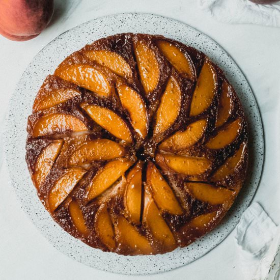 Peach Upside-Down Cake
