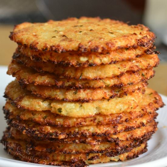 Cauliflower Parmesan Crisps