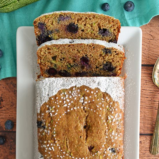 Zucchini and Blueberry Loaf Cake
