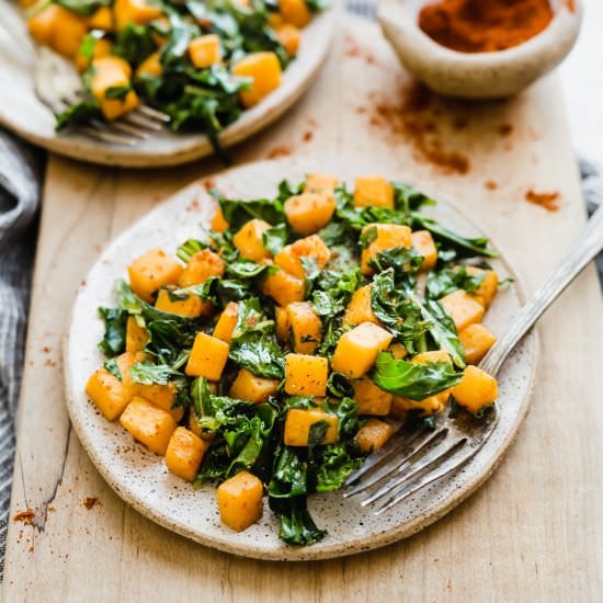 Butternut Squash & Kale
